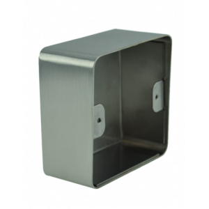 Boîtier Applique Inox Livré 83 x 83  Vis Anti-Vandales
