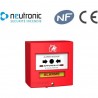 Déclencheur manuel rouge Neutronic 4710R1-1 contact avec capot