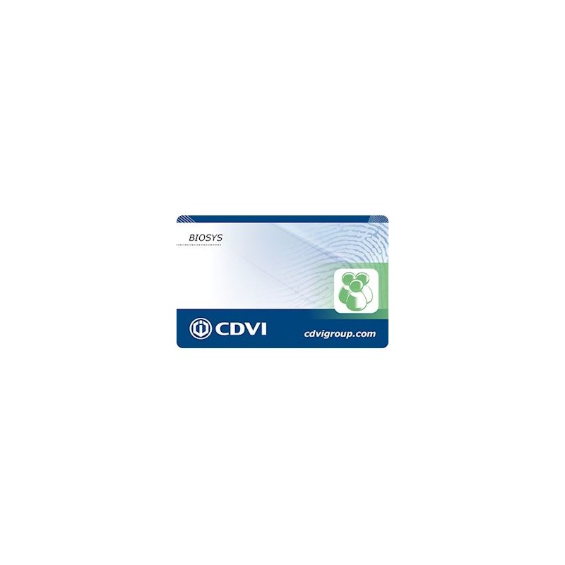 Badge gestion utilisateurs pour lecteur biosys 1 CDVI