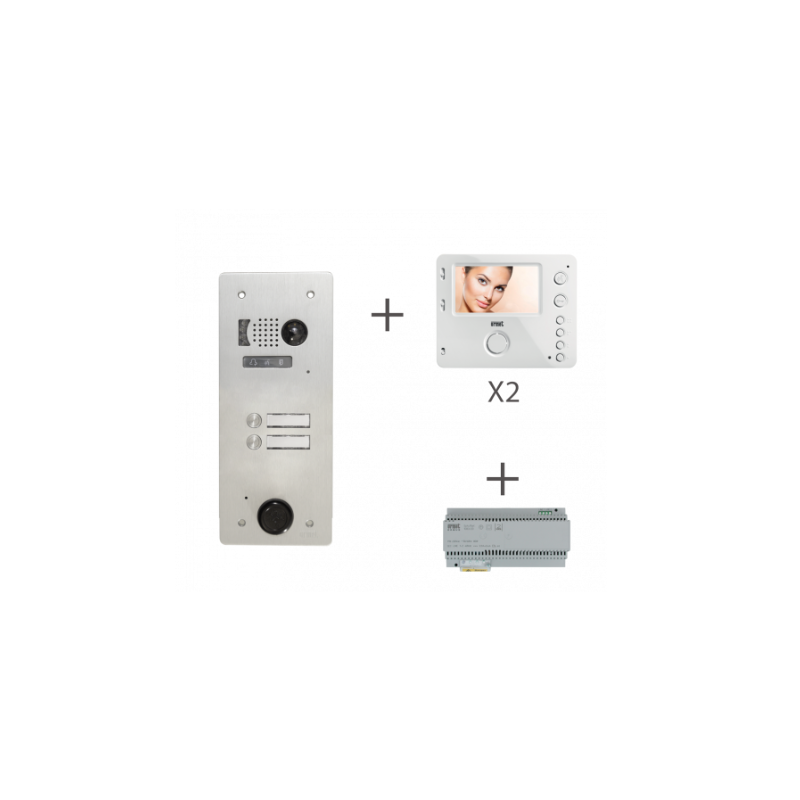 kit collectif vidéo URMET programmé KV83/102