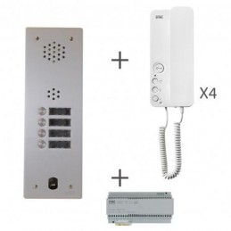 KIT AUDIO 1R 4BP 2 VOICE PROGRAMMÉ URMET KA83/104  575.89 €