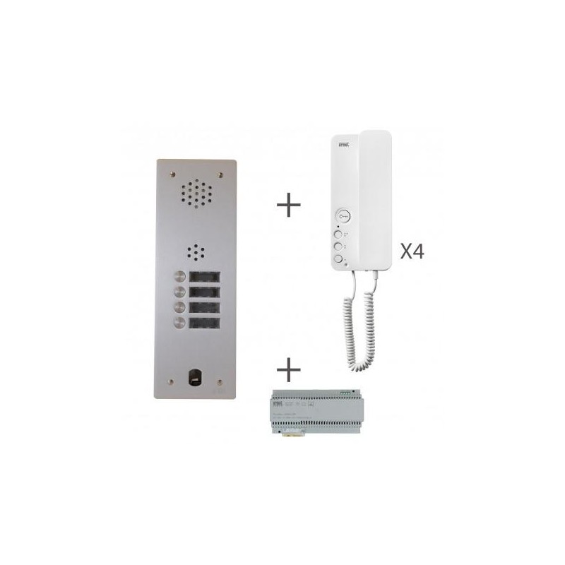 KIT AUDIO 1R 4BP 2 VOICE PROGRAMMÉ URMET KA83/104  575.89 €