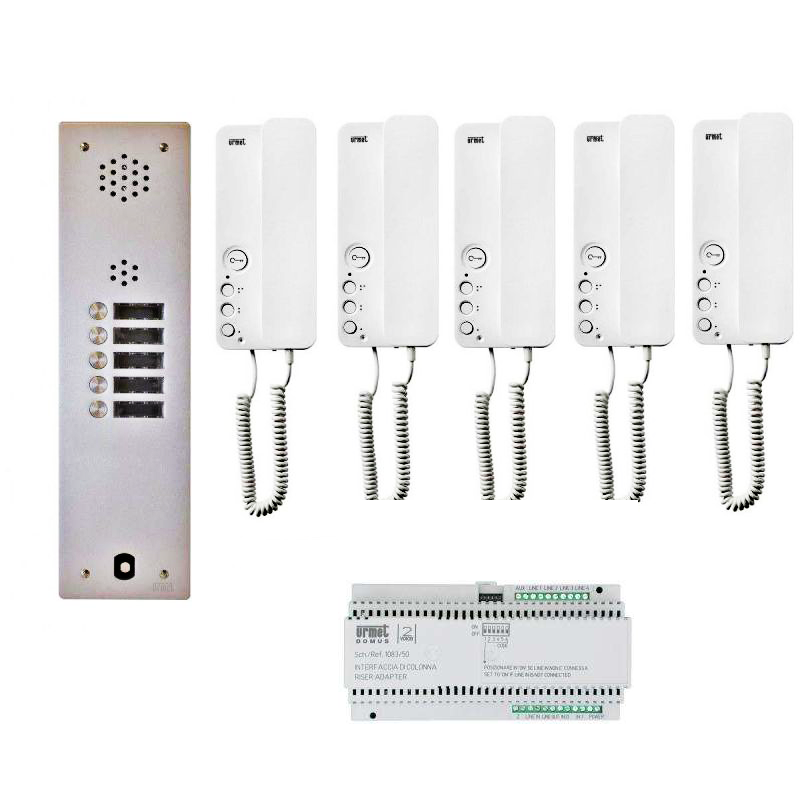 KIT AUDIO 1R 5BP 2 VOICE PROGRAMMÉ URMET KA83/105  659.48 €