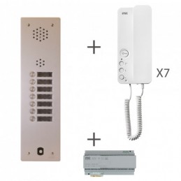 KIT AUDIO 1R 7 BP 2 VOICE PROGRAMMÉ URMET KA83/107