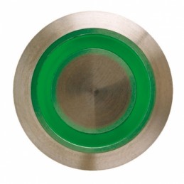 Bouton poussoir INOX vert 19 mm NO+NC 12V DC Sewosy