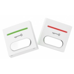 Bouton poussoir ABS Leds rouge et verte Sewosy PBAL1