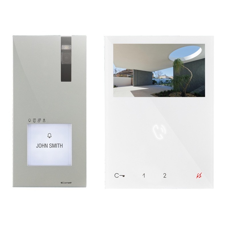 Kit vidéophone 2 fils poste de rue en saillie Comélit 8461V/BM