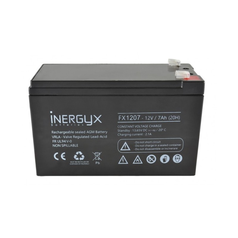 Batterie 12V rechargeable 7 Ah FR Izyx FX 1207 Izyx