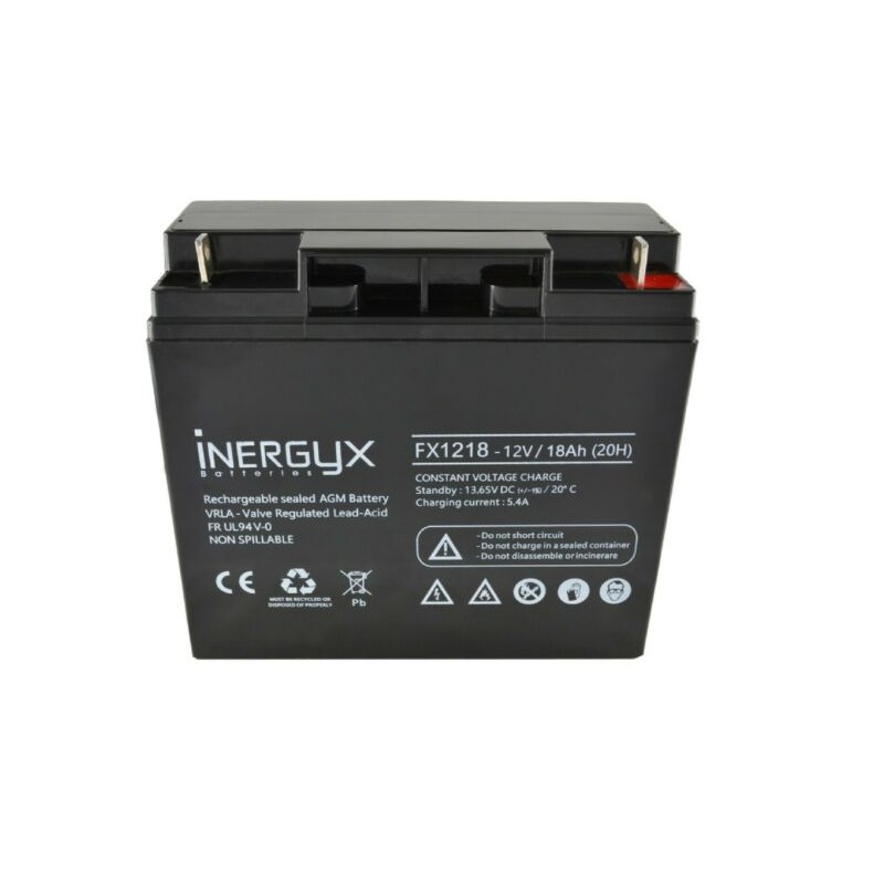 Batterie 12V rechargeable 18 Ah FR - FX 1218 Izyx Pro