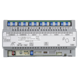 Centrale audio Aiphone avec lecteur NFC pour système étendu GT vers...