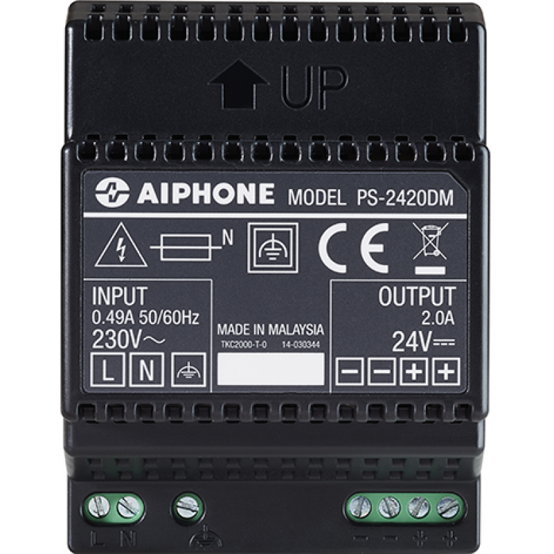 Alimentation vidéo Aiphone 230 Vac / 24 Vcc - 2 A PS2420DM