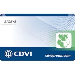 Badge gestion utilisateurs pour lecteur biosys 1 CDVI