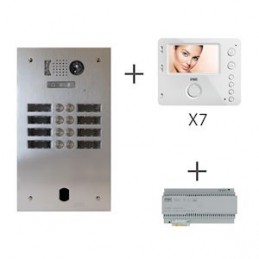 Kit Video Alu 2R 7 Bp 2 Voice Programme Urmet KV83/207