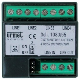 Derivateur Video 4S 2Voice Urmet 1083/55 1083/55