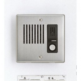 Platine acier inoxydable 1 BP encastrée Aiphone IEJA