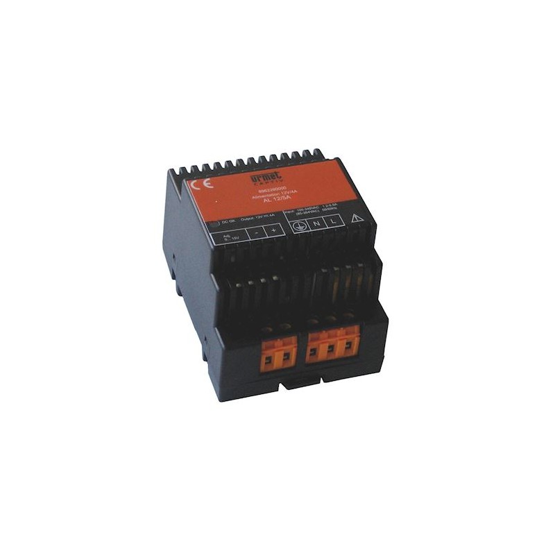 Alim 12Vcc/5A Regulée 4 Modules Urmet AL12/5A AL12/5A