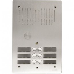 Platine de rue 6 touches d'appel série PAB Aiphone