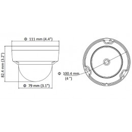 Camera Anti-Vandalisme IP 4 Mpx Hikvision DS-2CD1143G0-I(2.8mm)