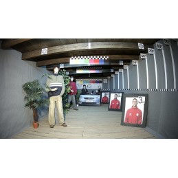 Image de la caméra avec un éclairage artificiel (environ 30 Lux):