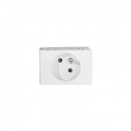 Appareillage Clip45 Prise Spéciale Goulotte 2 p/terre Blanc IBOCO Prix U/7.52 €