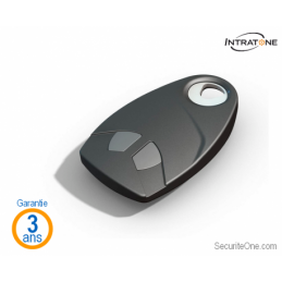 Télécommande 02 Canaux Noire HF  Intratone INT09-0101